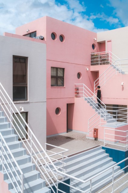 The Pink Instagram Worthy Building in Tokyo