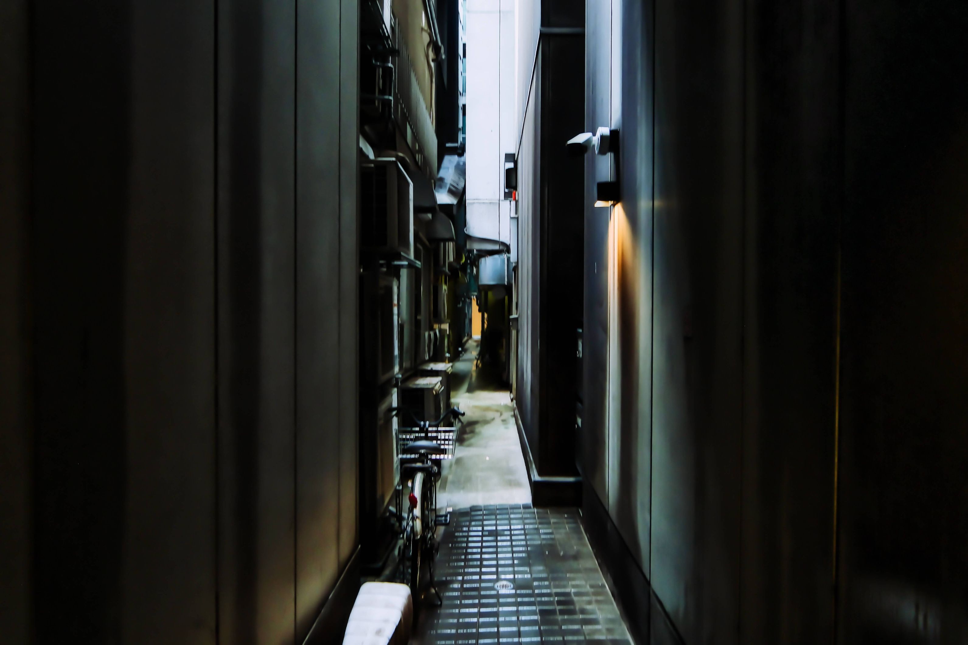 Walking past the pipes behind and between buildings. This spot is such a secret amongst Tokyo enthusiasts that many locals do not know about this shrine too.